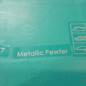 Tieks Ballet flats, Metallic Pewter, size 7